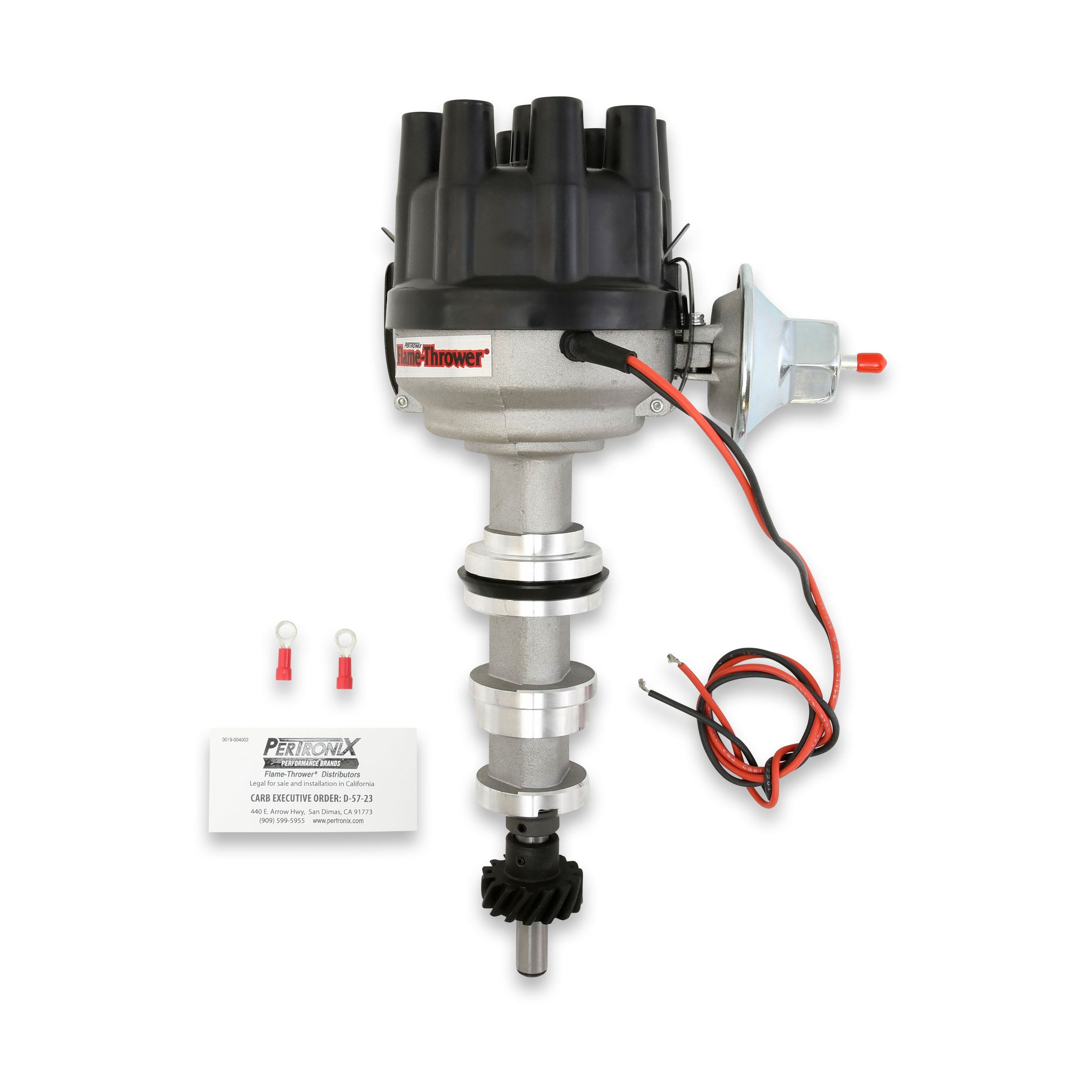 Pertronix D7134630 Distributor (Cast I3 Ford Fe Black Cap)   Distributor (Cast