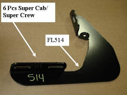 Owens Products 10-1252 Transender Running Board Bracket Kit Fits 09-14 F-150