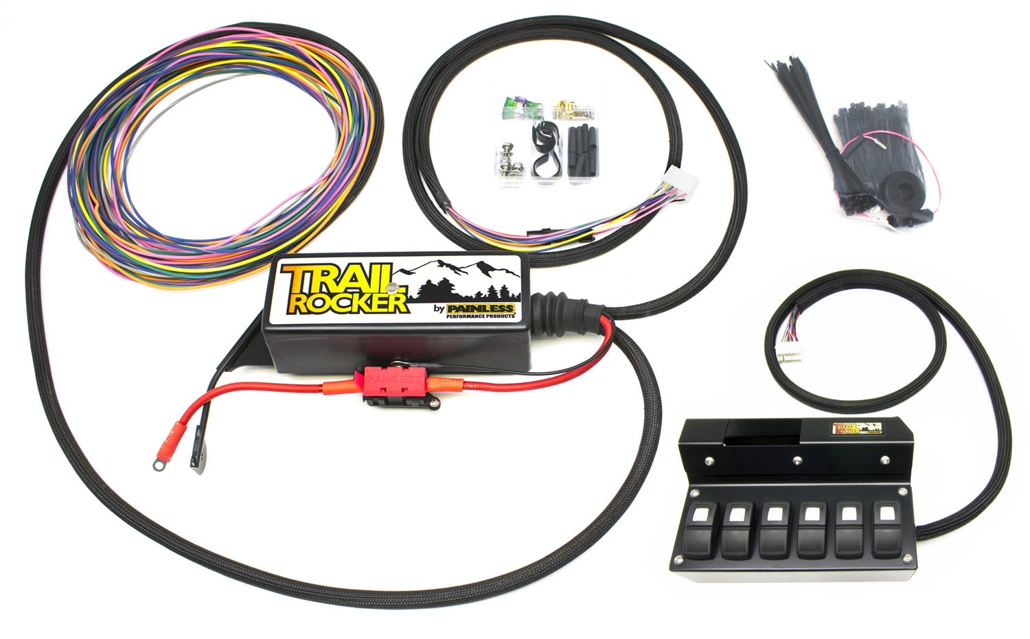Painless Wiring 57003 Trail Rocker Fuse And Relay Center   Trail Rocker Fuse And