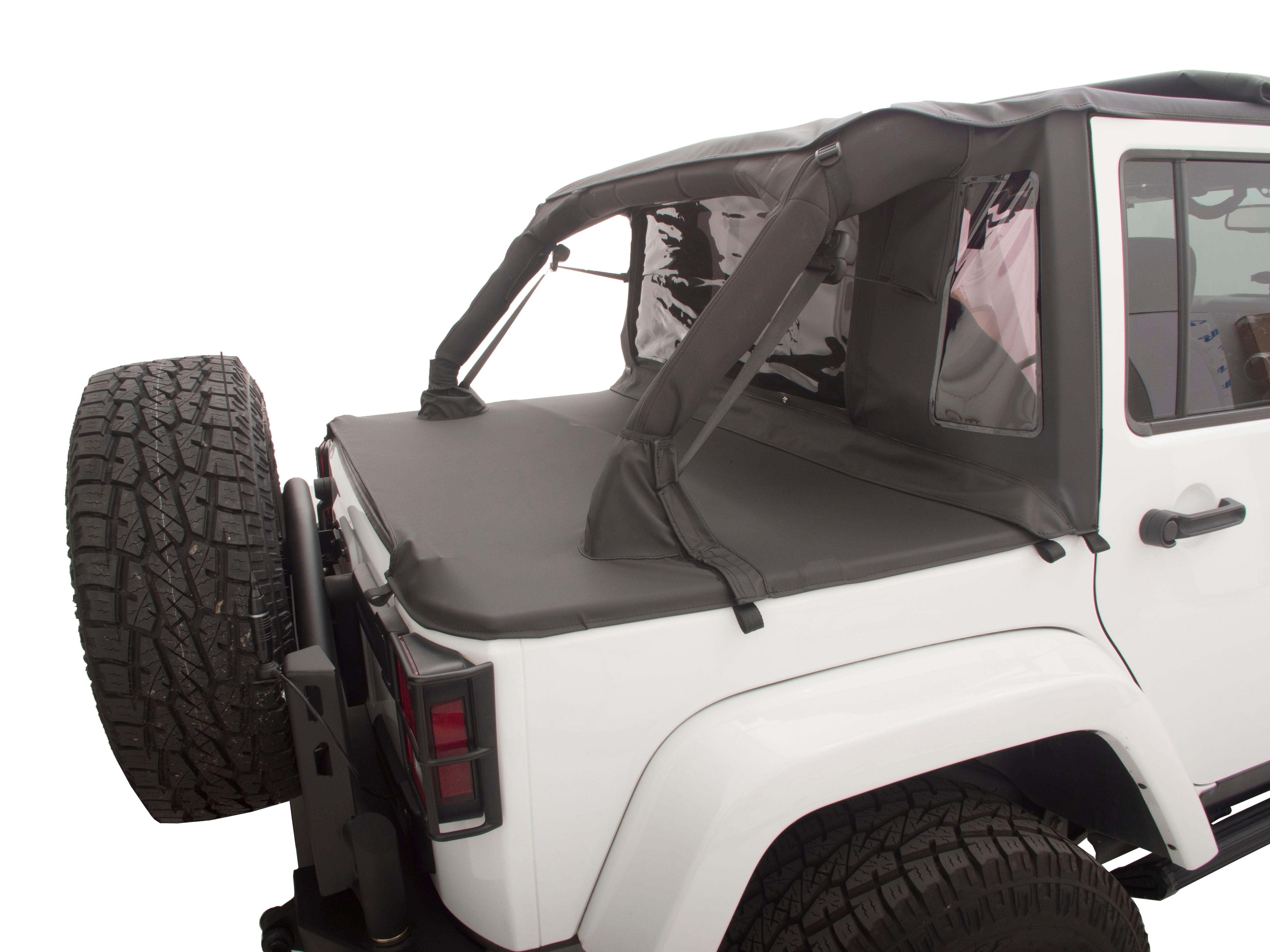 Rampage 990135 Trailview Tonneau Top Fits 07-18 Wrangler (Jk)   Trailview