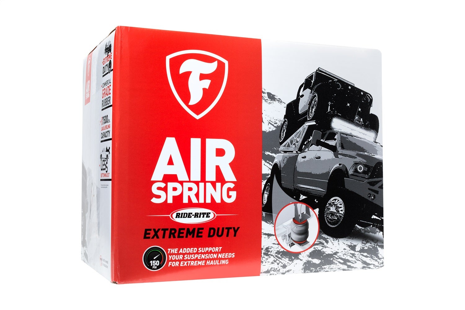 Firestone Ride-Rite 2711 Red Label Ride Rite Extreme Duty Air Spring Kit   Red