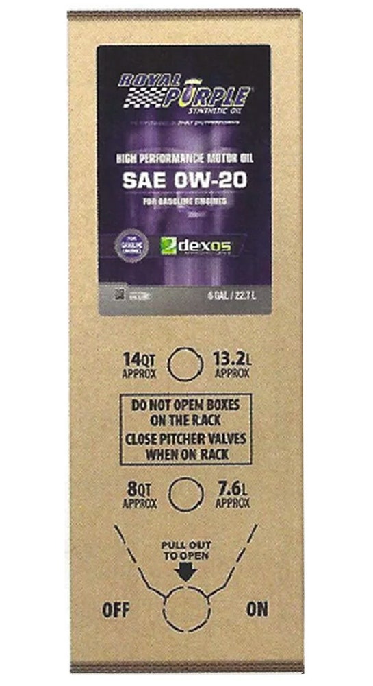 Royal Purple 60020 Multi-Grade Motor Oil Sae Box, 6 Gallon, 1 Pack   Multi-Grade