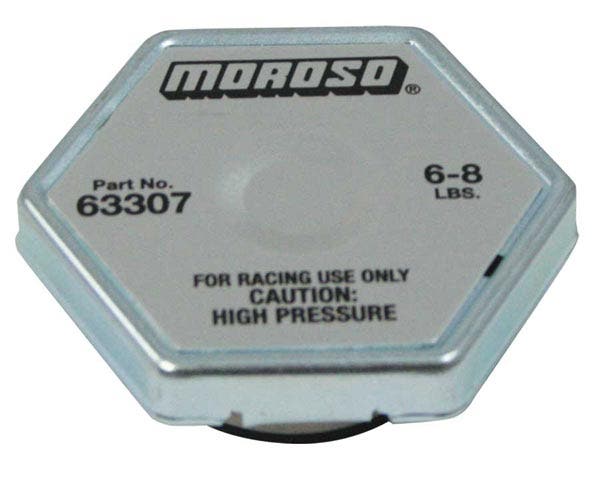 Moroso 63307 7 Lbs. Radiator Cap  Performance  Radiator Cap; Shape - Hexagon,