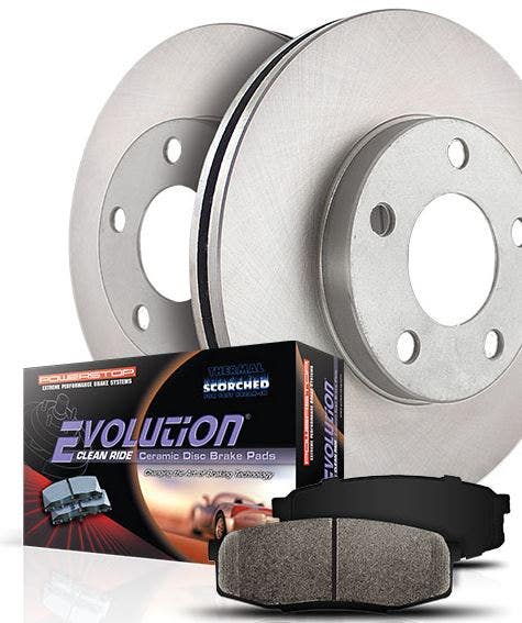 Power Stop Koe3032 Autospecialty Front Replacement Brake Kit-Oe Brake Rotors &