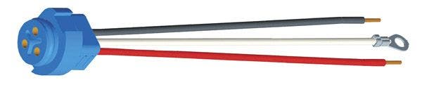 Grote 67002 11" Long Stop Tail Turn Three-Wire Plug-In Pigtails (For Male Pin