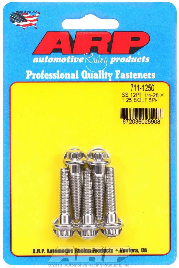 Arp (711-1250) Bolt, Stainless Steel Arp () Bolt, Stainless Steel