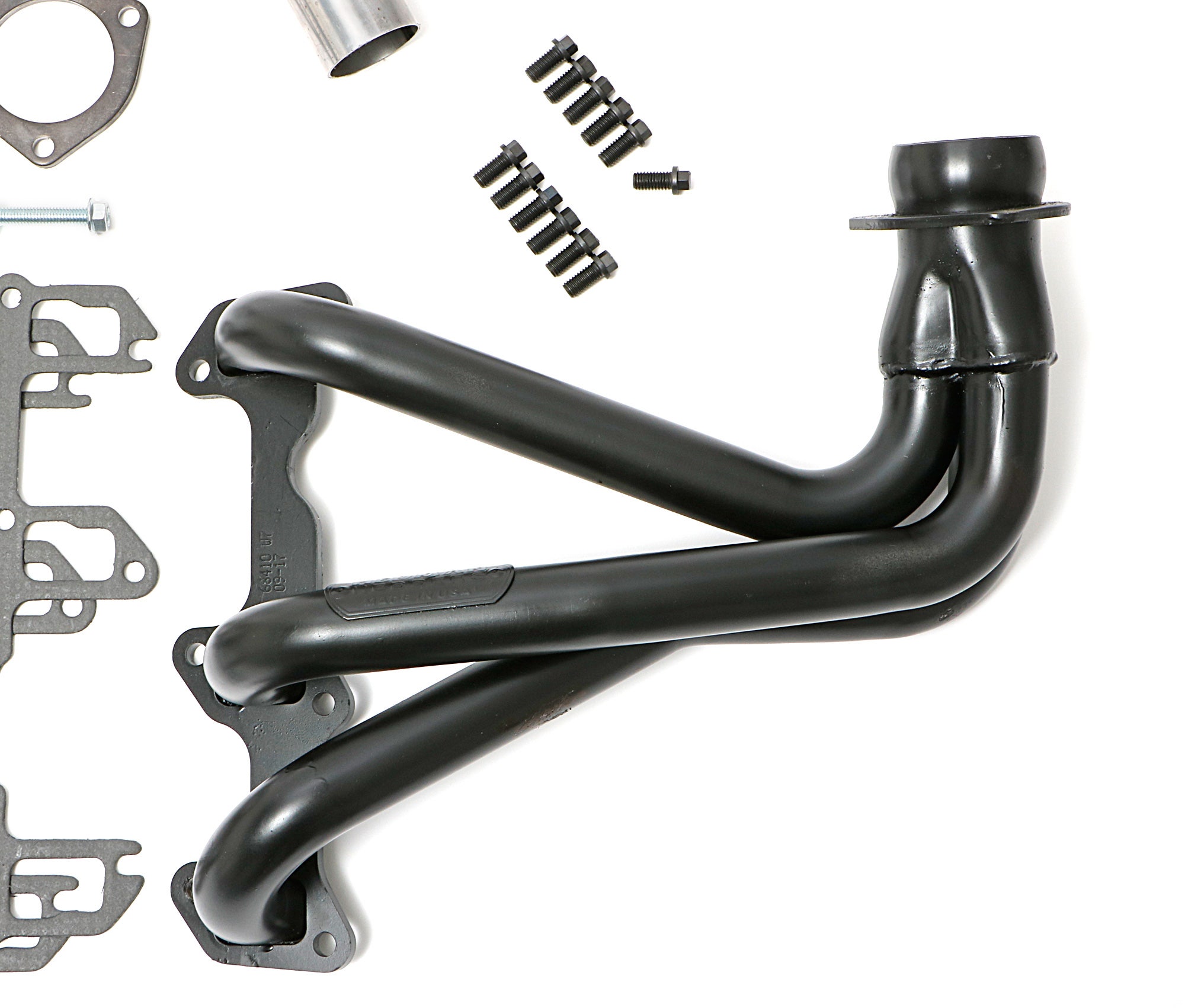 Hedman 68410 Chevelle V-6 78-87  68390 Exhaust Header; Style - Short Tube, Exit