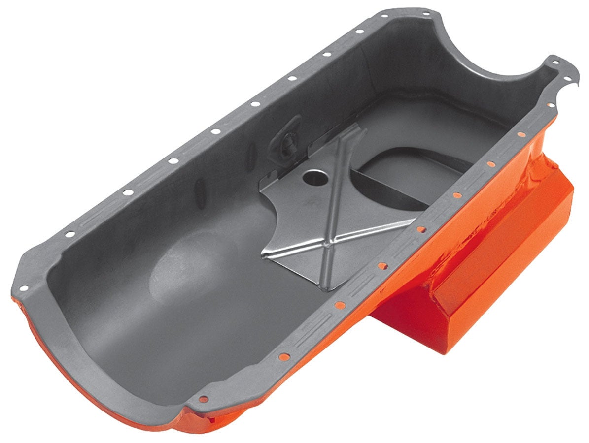 Trans-Dapt 9729 Oil Pan Pntd Bb Chev 6Qt Trans-Dapt  Oil Pan Pntd Bb Chev 6Qt