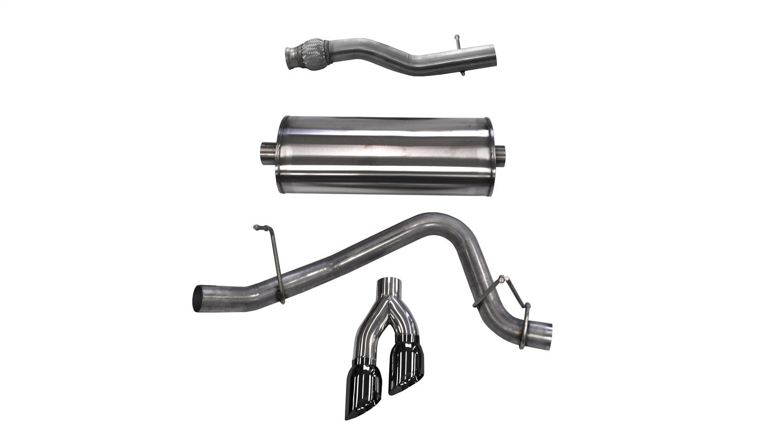 Corsa Performance 14748Blk Sport Cat-Back Exhaust System   Sport Cat-Back