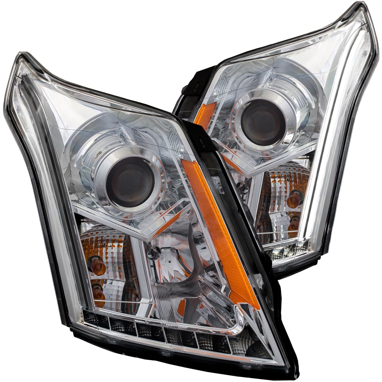 Anzo Usa 111307 Projector Headlight Set Fits 10-15 Srx Anzo  Headlight Assembly;