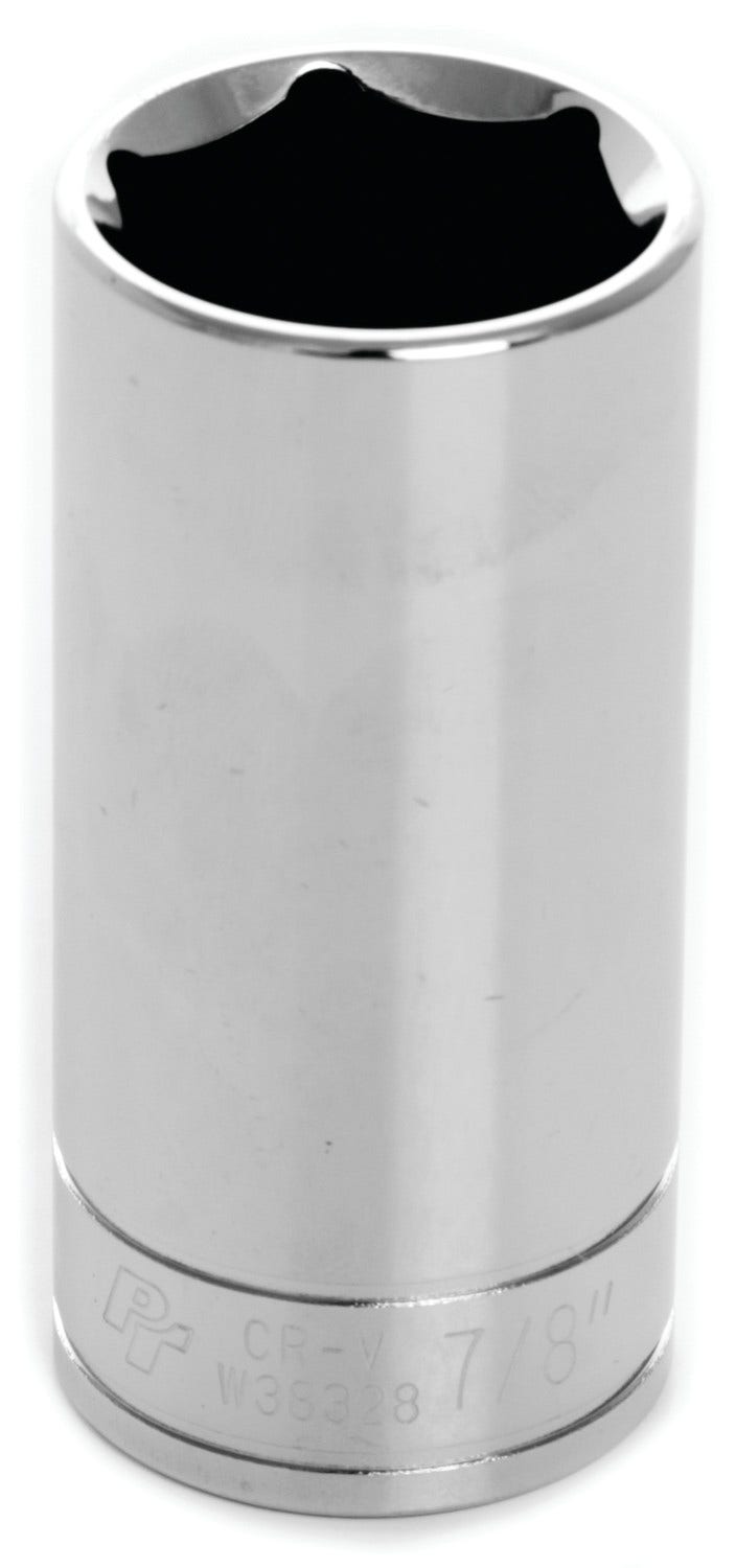 Performance Tool W38328 6-Point Socket, 3/8" Drive, 7/8"   6-Point Socket, 3/8