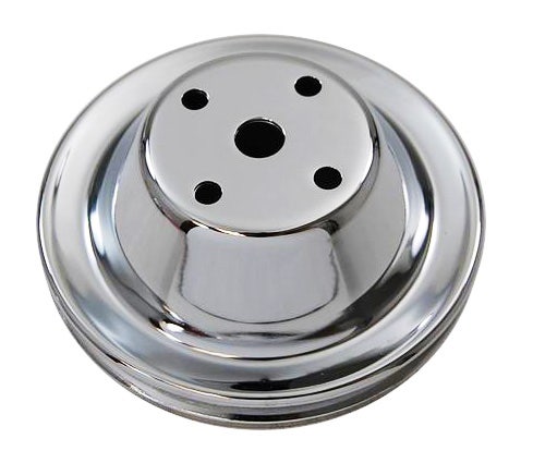 Racing Power Company R9604 Chrome Lwp Pulley For Small Block Chevy   Chrome Lwp
