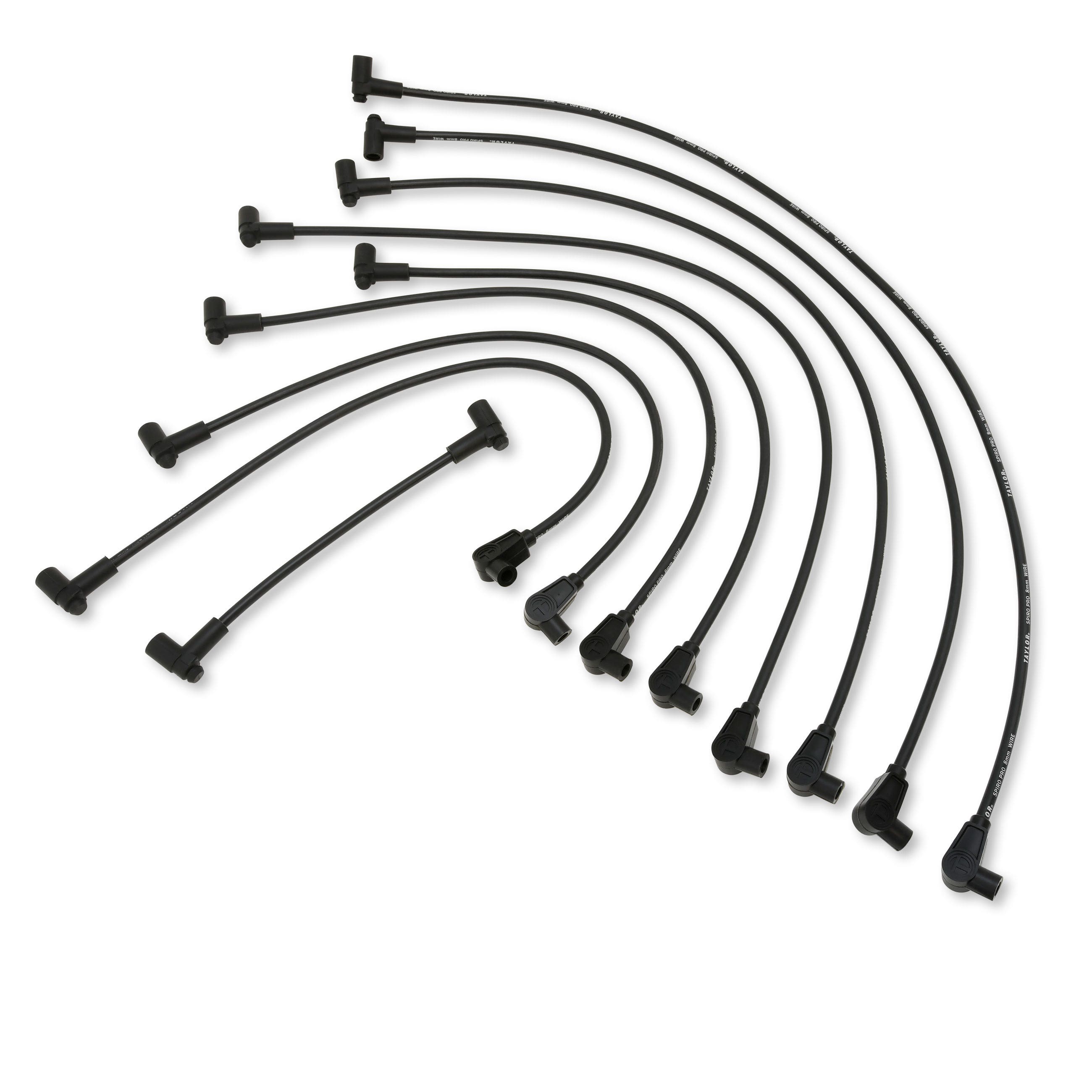 Taylor Cable 74055 8Mm Spiro-Pro Ignition Wire Set   8Mm Spiro-Pro Ignition Wire