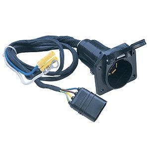 Husky 13166 4-Wire Flat To 7 Blade Adapter   4-Wire Flat To 7 Blade Adapter