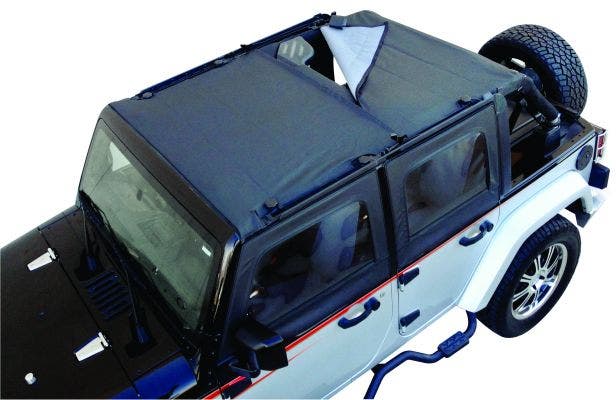 Rampage 94935 Combo Brief/Topper Fits 07-18 Wrangler (Jk)   Bikini Top Combo
