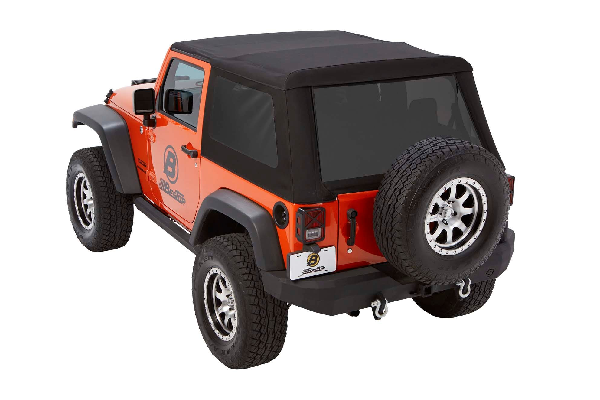 Bestop 5492235 Black Diamond Trektop Nx Glide Convertible Soft Top For 2007-2018