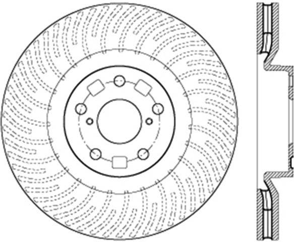 Centric Parts 128.44185R  Disc Brake Rotor P/N: