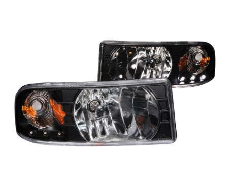 Anzo Usa 111205 Crystal Headlight Set Fits 94-02 Ram 1500 Ram 2500 Ram 3500 Anzo