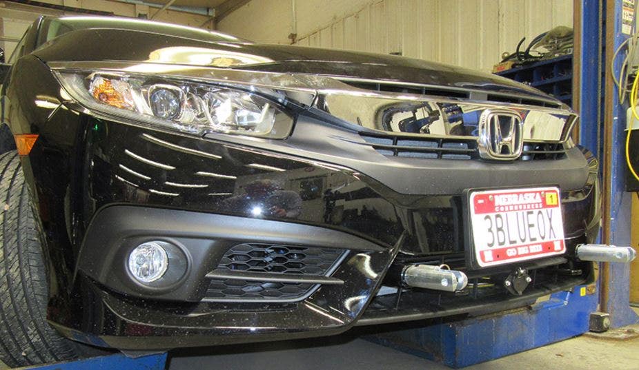 Blue Ox Bx2265 Tow Bar Base Plate Fits 17-21 Civic   Vehicle Baseplate; Includes