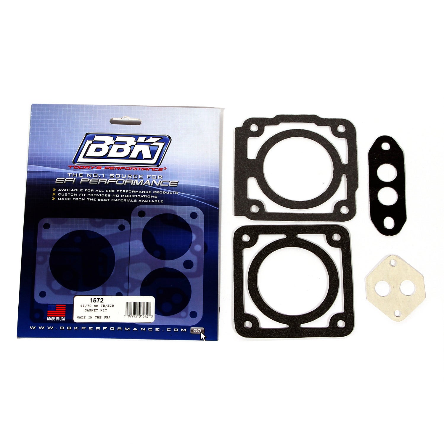Bbk Performance 1572 Throttle Body Gasket Kit Bbk Performance  Throttle Body
