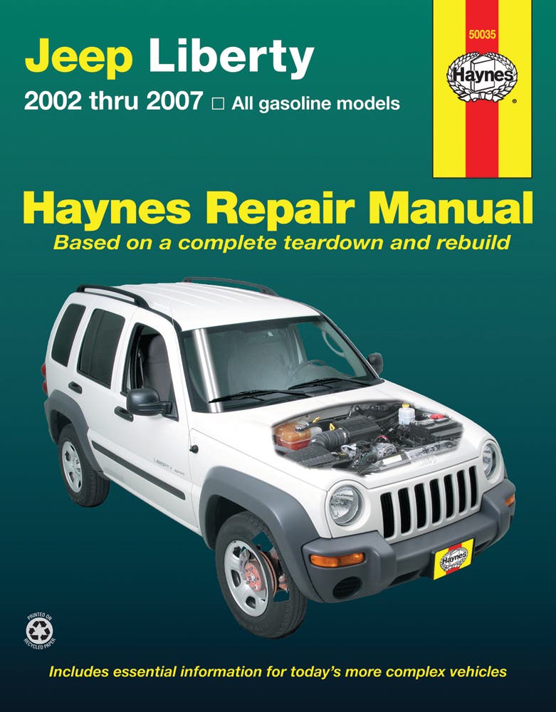 Jeep Liberty 2002 Thru 2007 (Haynes Repair Manual)  Manuals 42037 Repair Manual