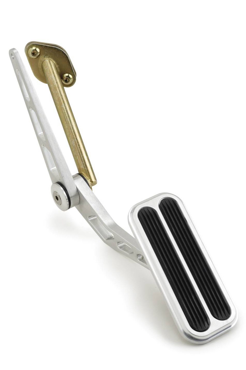 Lokar Bag-6142 Billet Aluminum Throttle Pedal Assembly With Rubber   Billet