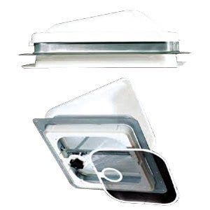 Heng's (V771401-C1g1 White 14" X 14" Radius Vent   Roof Vent; Type - Manual