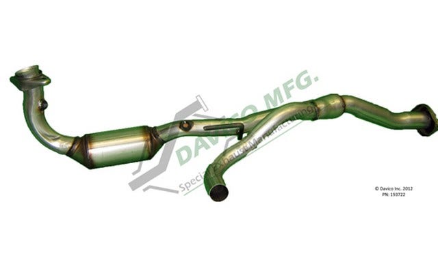 Davico Mfg Catalytic Converter P/N:193722  Catalytic Converter P/N: