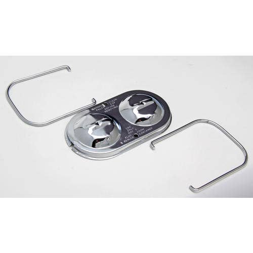 Trans-Dapt 9102 Chrome Brake Cylinder Cover Trans Dapt  Brake Master Cylinder
