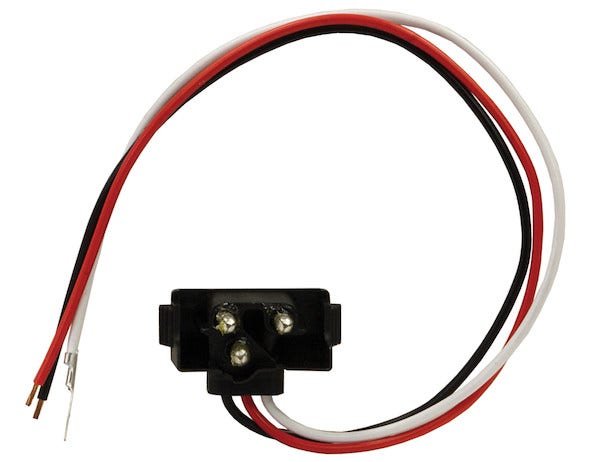 Plug Male 3-Pin Rt-Angle 12In 25 Pc Plug Male 3-Pin Rt-Angle 12In 25 Pc
