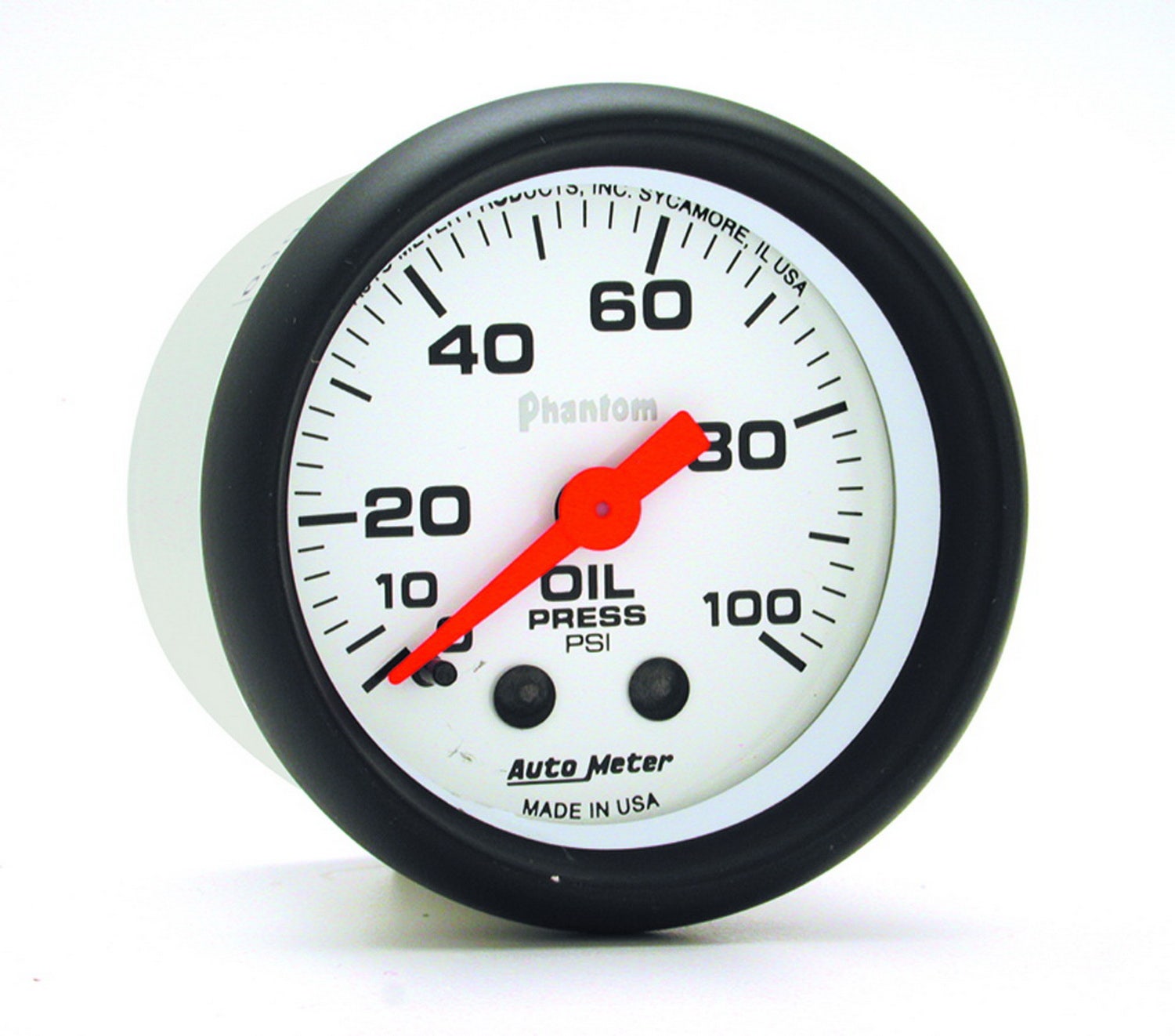 Autometer 5721 Phantom Mechanical Oil Pressure Gauge Auto Meter Products  Gauge