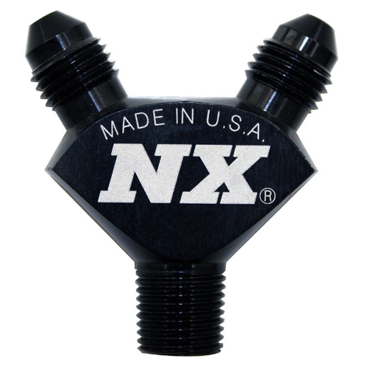 Nitrous Express 16378 Billet Pur-Flo Y Adapter Fitting   Billet Pur-Flo Y