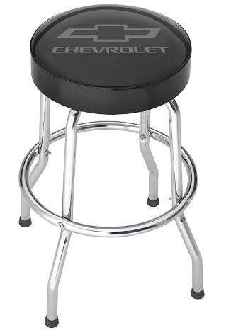 Plasticolor 004790R01 Black/Grey Garage Stool (Chevrolet)   Black/Grey Garage