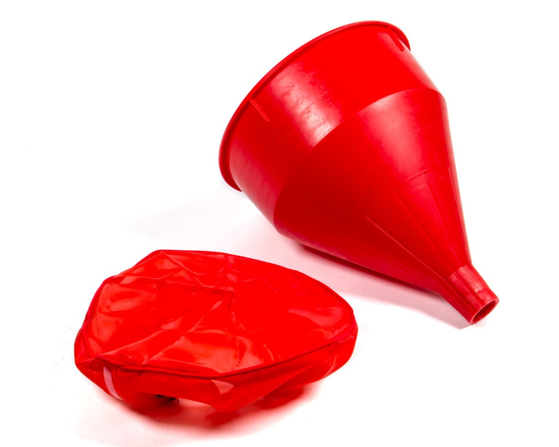 Outerwears 90-1029-03 Red Fuel Funnel With Pre-Filter   Red Fuel Funnel With
