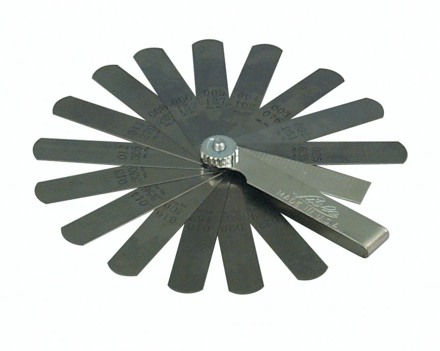 Lisle 67950 Feeler Gauge   Feeler Gauge; Number Of Blades - 15, Thickness Range
