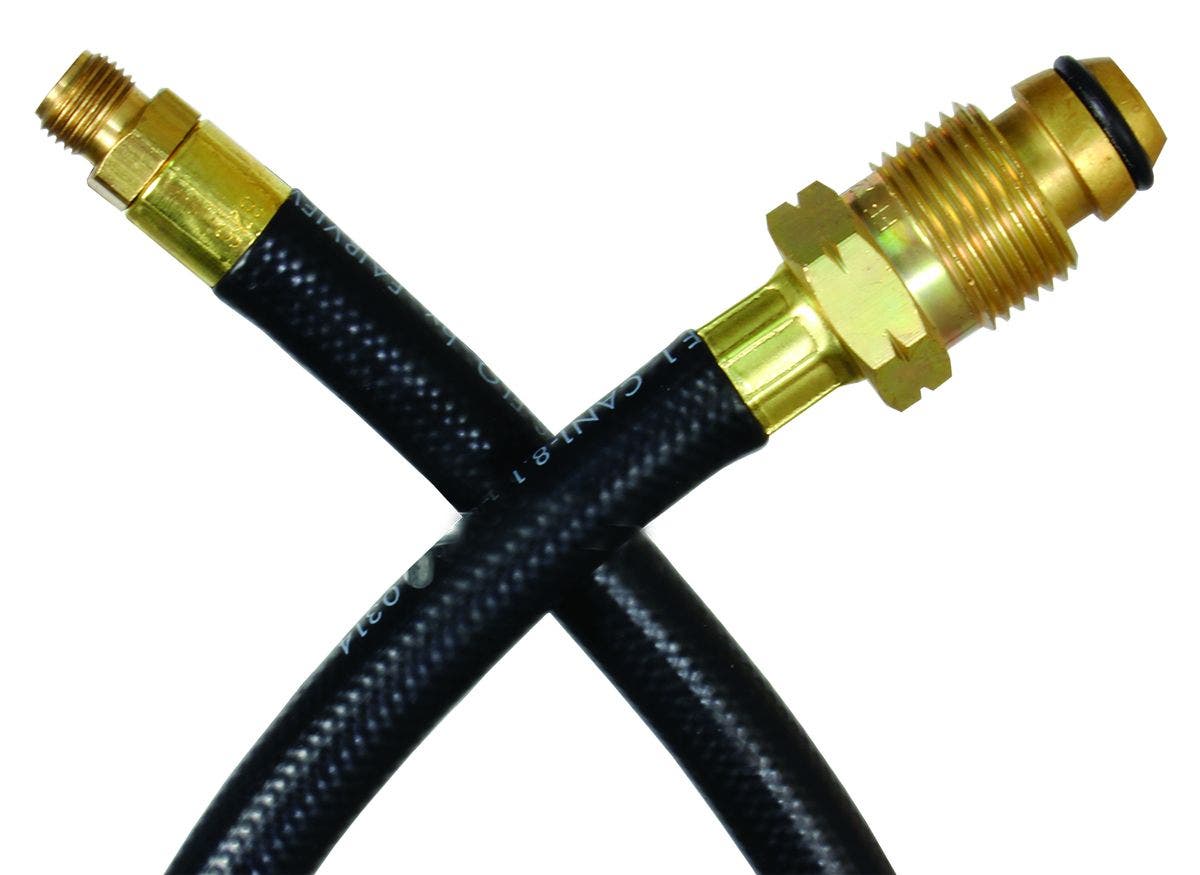 Jr Products 07-30635 24" Oem Pigtail Pol End Hose   Propane Hose; Diameter - 1/4