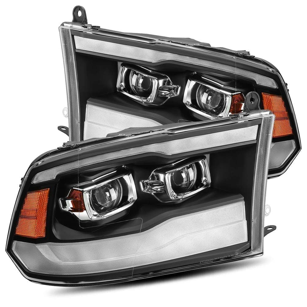 Alpharex-Projector Headlights Plank Style Design Black -Projector Headlights