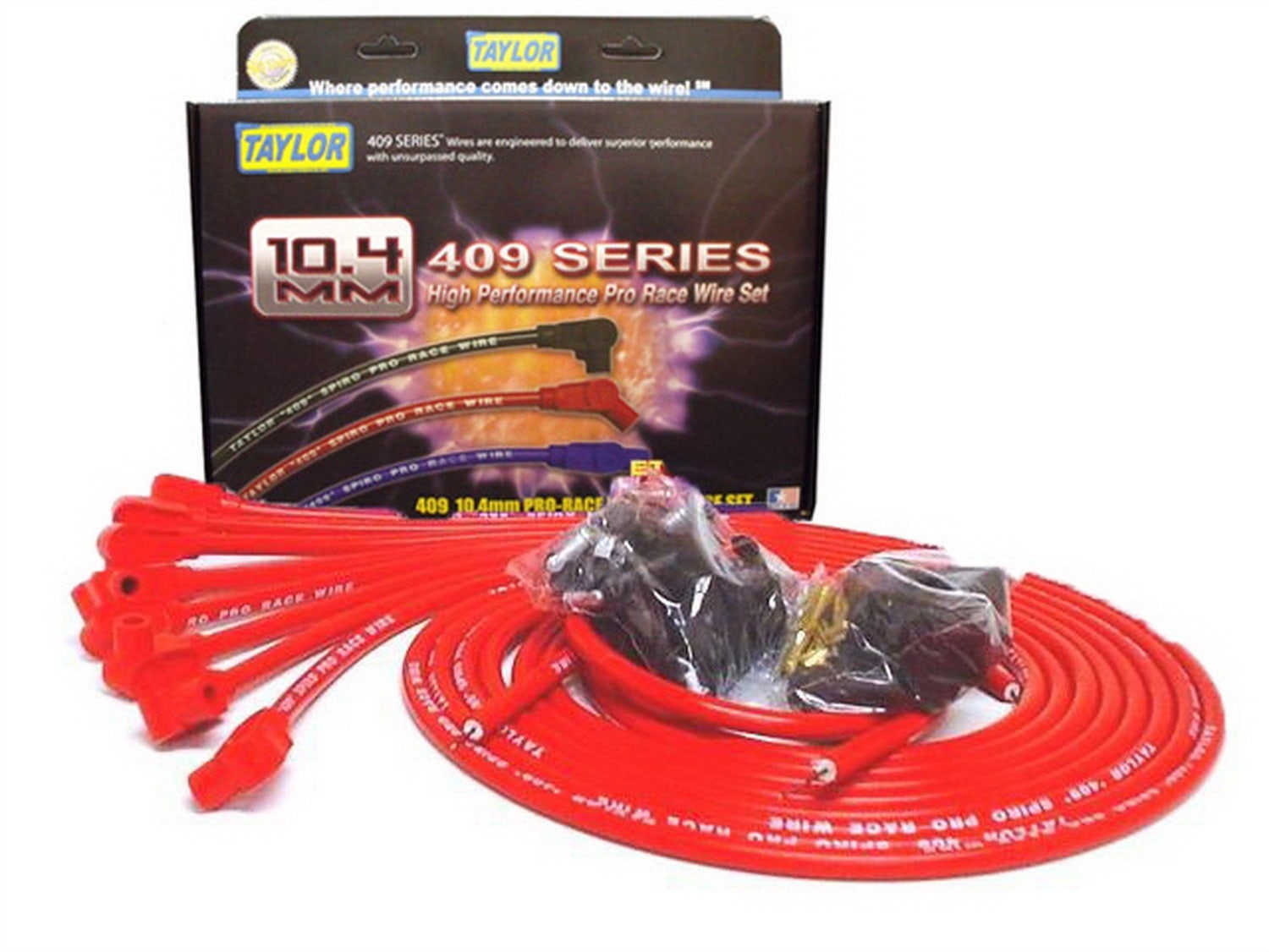 Taylor Cable 79251 409 Spiro-Pro 10.4Mm Ignition Wire Set   Spark Plug Wire Set