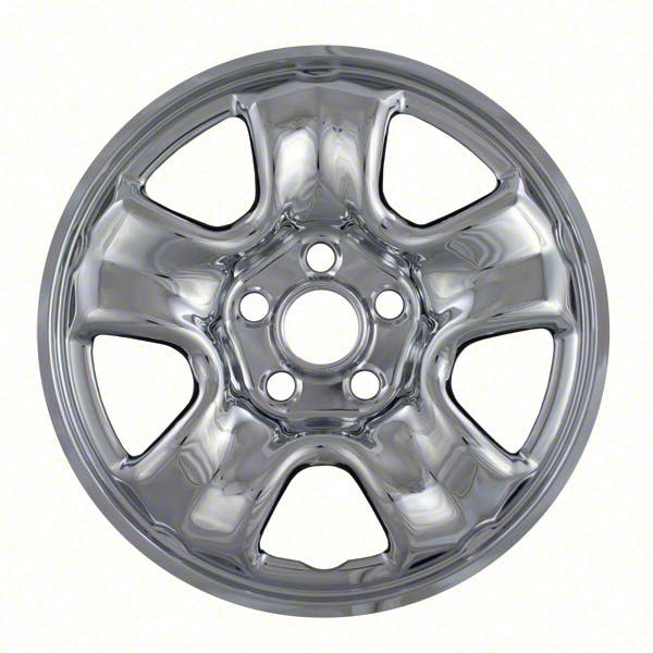 New Set Of 4 Chrome 16" Wheel Skin Hub Caps For 2012 - 2013 Honda Crv 5 Spoke
