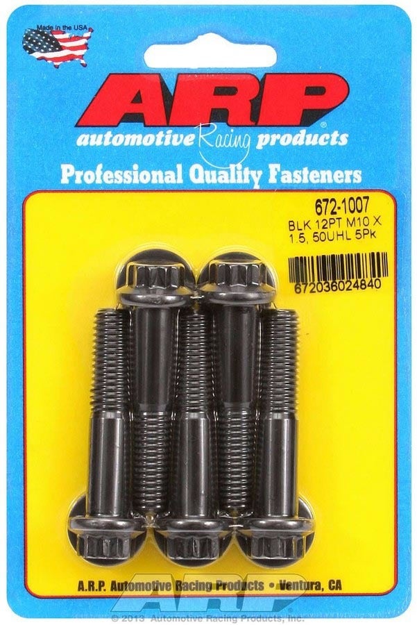Arp 672-1007 Bolt, M10 X 1.50", Pack Of 5 Arp  Bolt, M10 X 1.50 , Pack Of 5