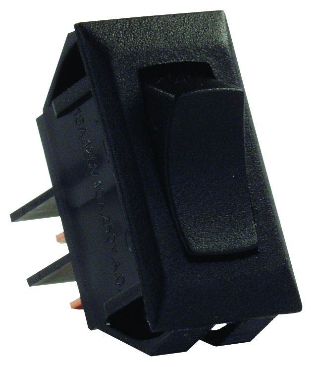 Jr Products 12705 Black Spst Mom-On/Off Switch   Multi Purpose Switch; Type -