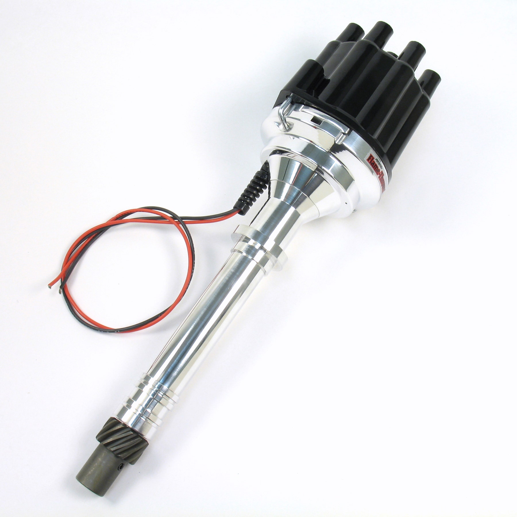 Pertronix D100800 Flame-Thrower Plug And Play Non Vacuum Advance Black Cap