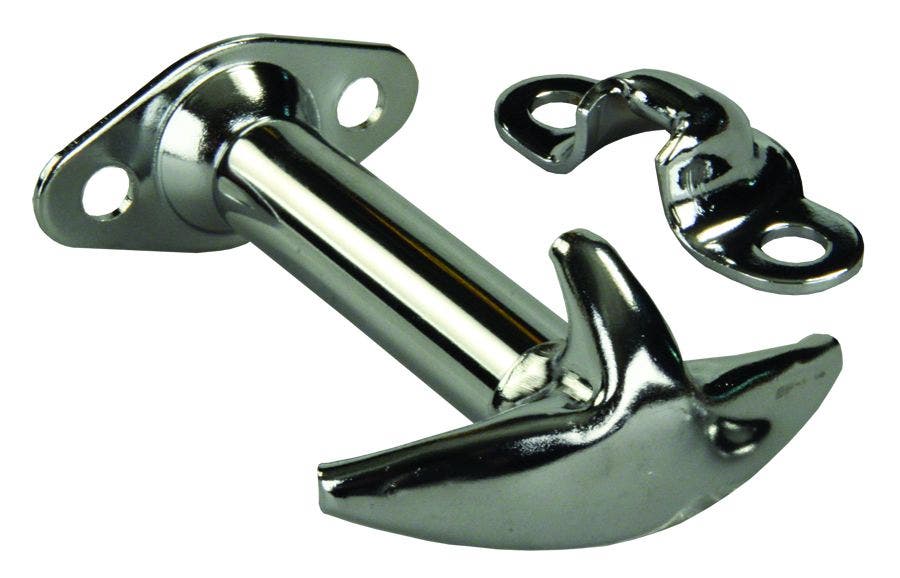 Jr Products 10865 Chrome Hood Latch   Hood Latch; Finish - Chrome Plated, Color