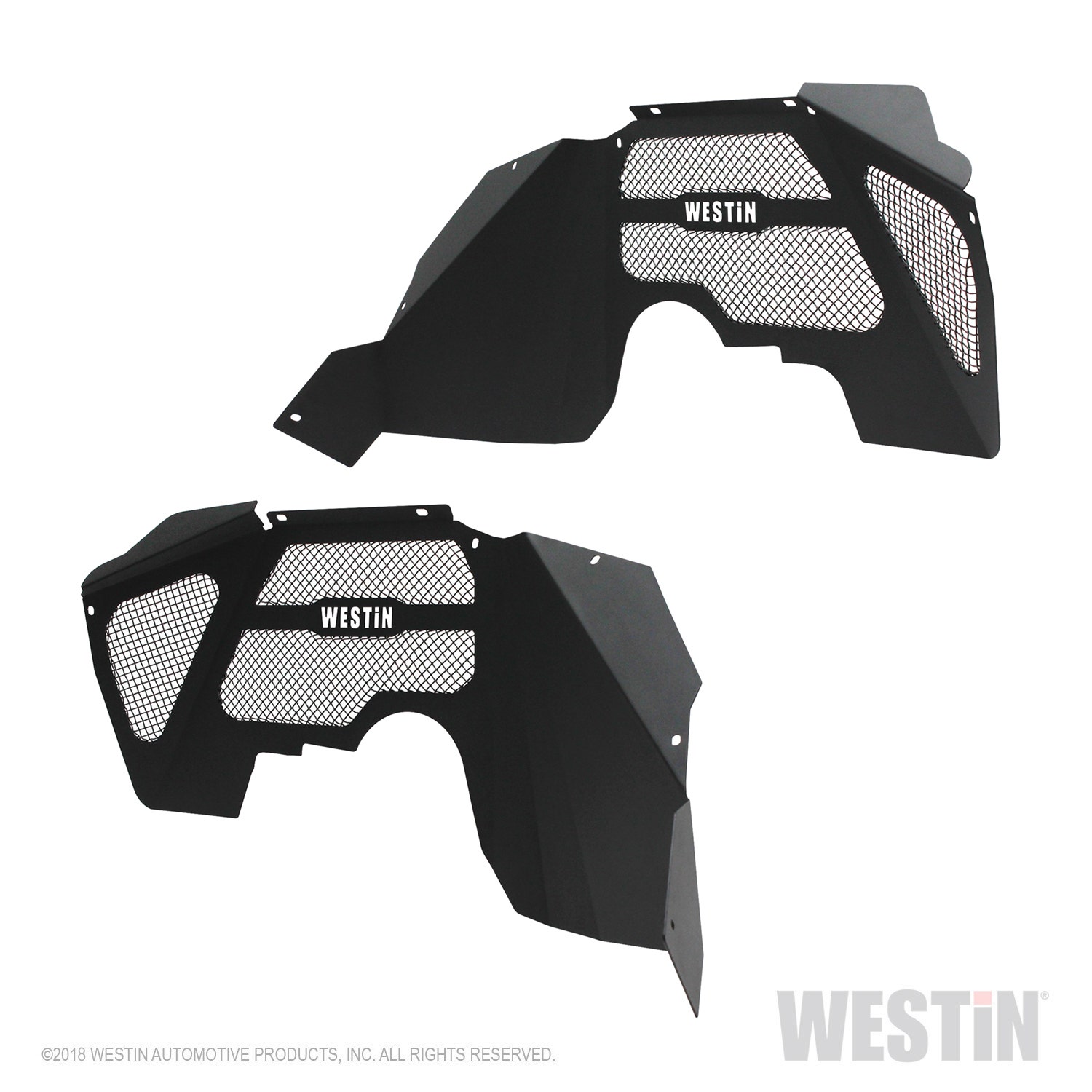 Westin 62-11005 Textured Black Fender (Inner - Front Jeep Wrangler Jk