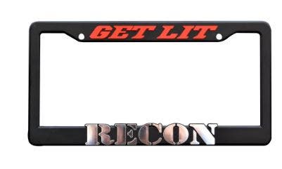 Recon 264300 License Plate Recon  License Plate
