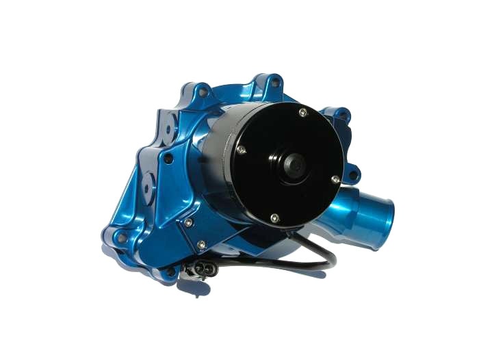 Meziere Wp311b Blue Hi-Flow Billet Electric Water Pump For Small Block Ford