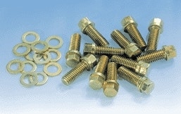 Milodon 85400 3/8" 6-Point Hex Head Intake Bolt Kit For Small Block Chevy, Small