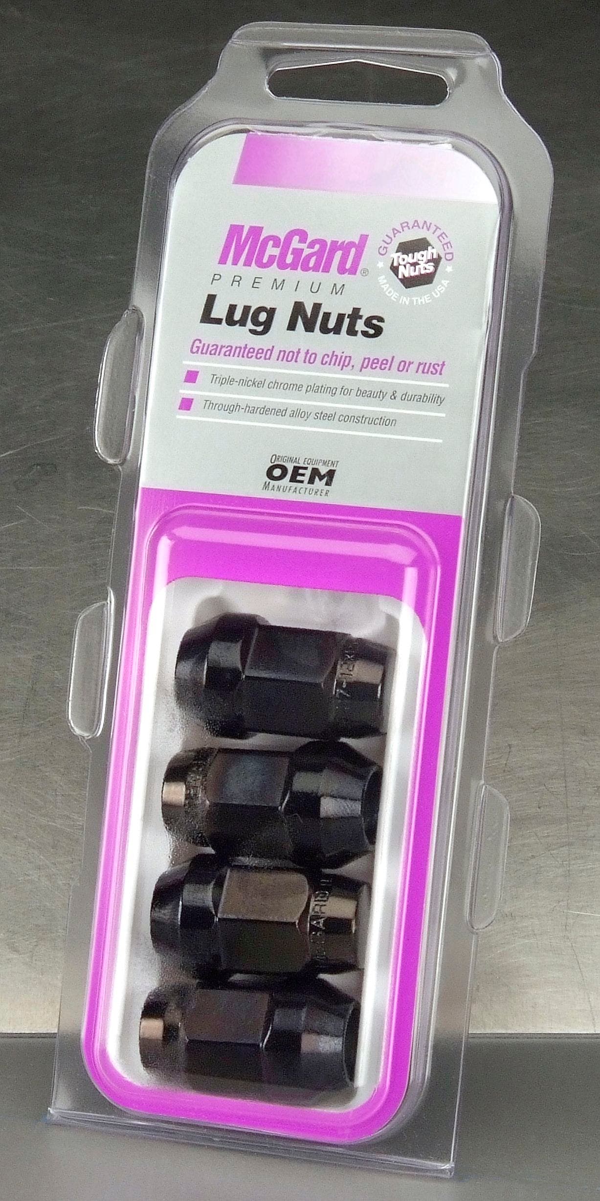 Mcgard 64015 Black Bulge Cone Seat Style Lug Nuts (M12 X 1.5 Thread Size) - Set