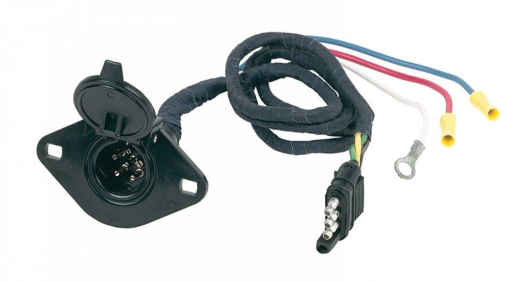 Hopkins 47155 4 Wire Flat Adapter Hopkins  4 Wire Flat Adapter