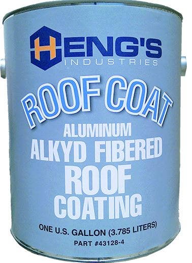 Heng's 43128-4 1Gal Alkyd Roof Coating Heng S  1Gal Alkyd Roof Coating